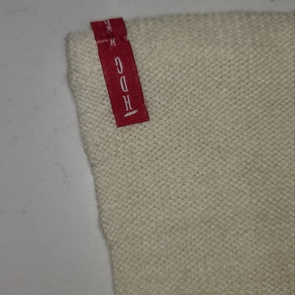 HDG designgroup long knit cream gloves - Picture 4 of 6